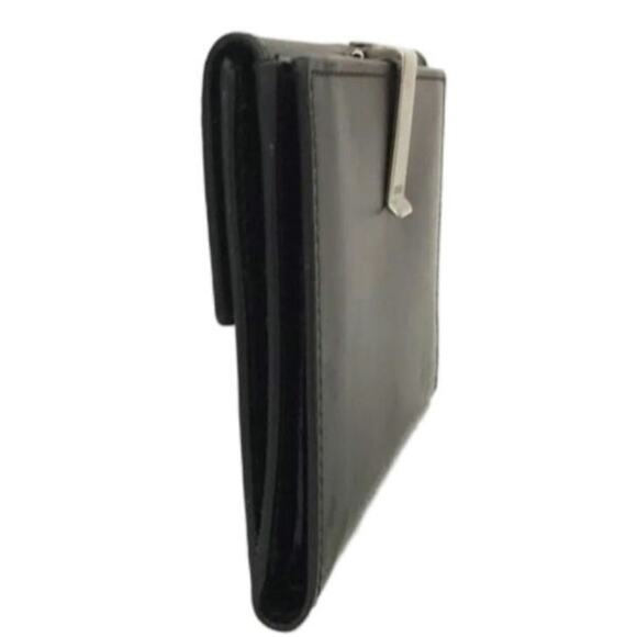 PRADA Logo Leather unisex Bifold black Wallet in prada box - Picture 3 of 10